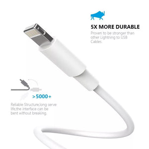 Amoner MFi Tanúsítvánnyal Rendelkező iPhone Gyorstöltő - 2 db 1 m - es USB Töltőkábel - BShopy