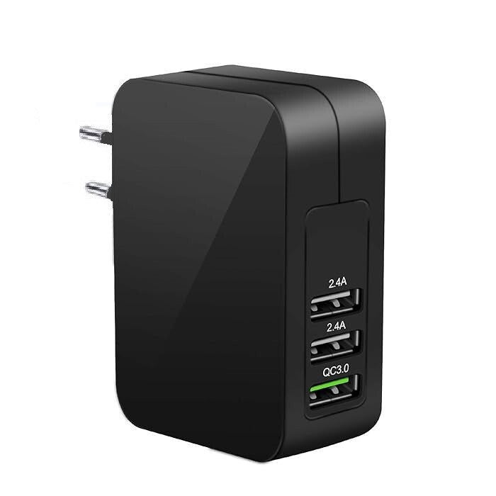 Amoner USB Gyorstöltő Hálózati Adapter – 3 USB Port, 3A - BShopy
