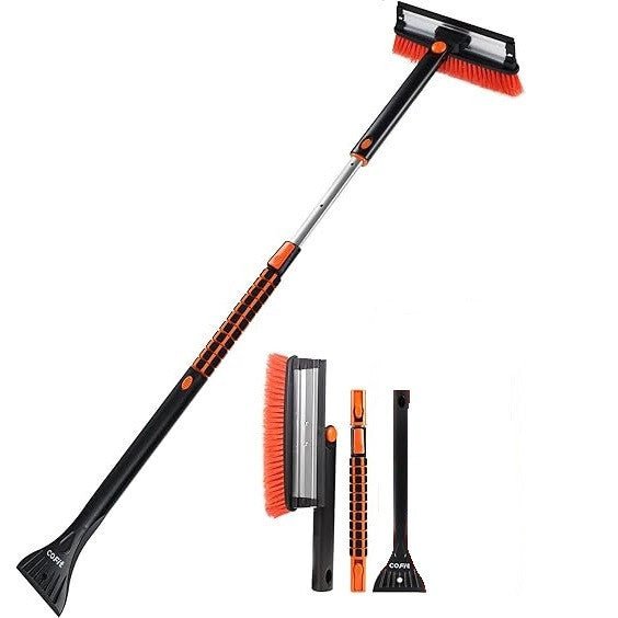 Andeman Rövid 3 az 1 - ben Autós Teleszkópos Hókefe, Jégkaparó és Lehúzó – 79x100 cm - BShopy