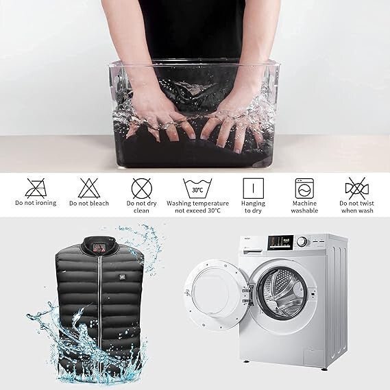 Antelife Fűthető Mellény XL - 3 Hőmérsékleti Szinttel, Uniszex, USB Töltés - BShopy