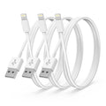 Apple MFi Tanúsítvánnyal Rendelkező iPhone Töltőkábel - Lightning - USB, 3m, Fehér - BShopy