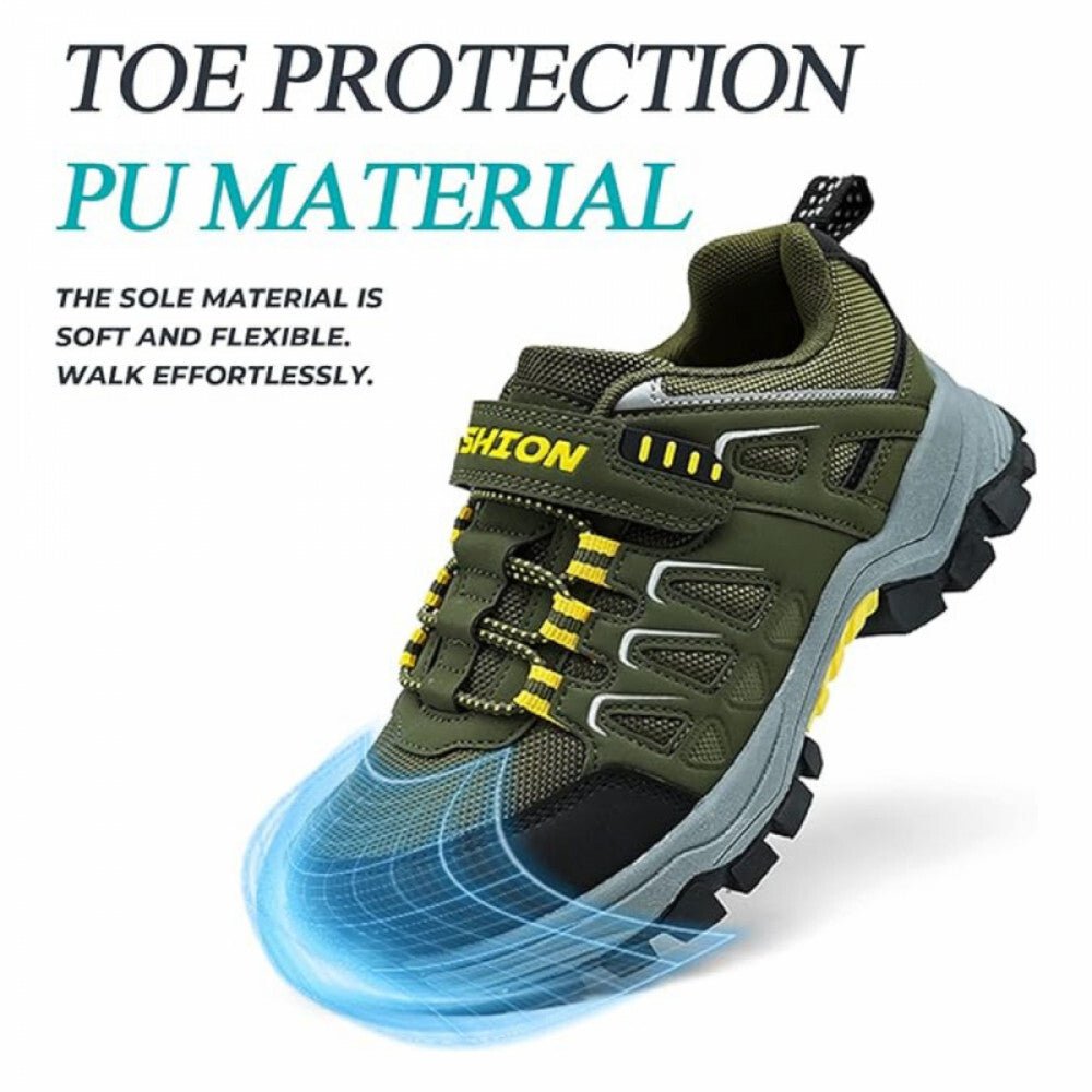 ASHION Túracipő Gyerekeknek 35 - ös (Sötétzöld) - BShopyX001EMNCFV_3