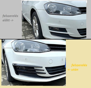 Autó Tuning Ködlámpa Szélpenge Dekoráció Golf Autókhoz - BShopy