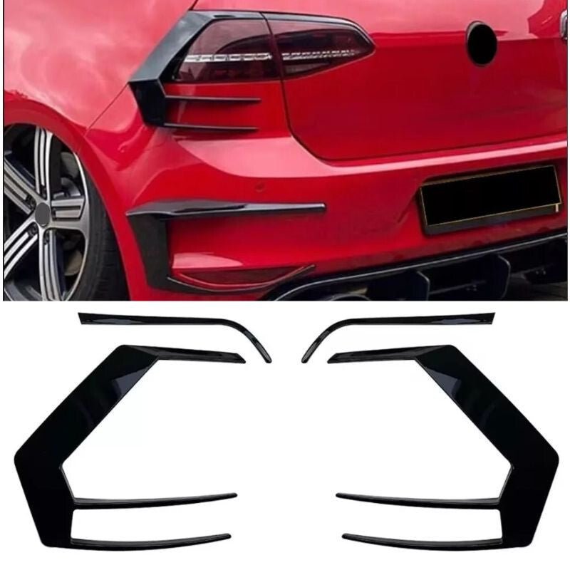 Autós Hátsó Lámpa Spoiler, Díszítő Szett (Fényes Fekete) - BShopyG5572 - SKUG08654_0