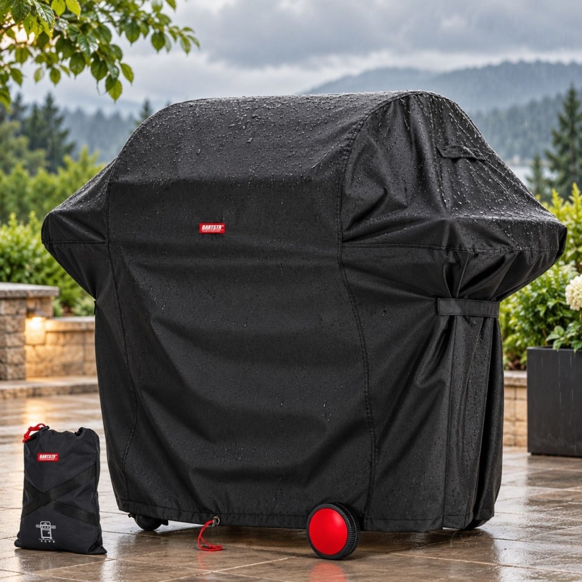 Voděodolný obal na gril Bartstr XXL – 138×90×79 cm, UV odolná ochranná plachta na plynový gril - BShopy