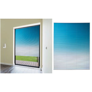 Blux Designer Sötétítő Roló 110x135 cm, Kék - Fehér Átmenettel - BShopy