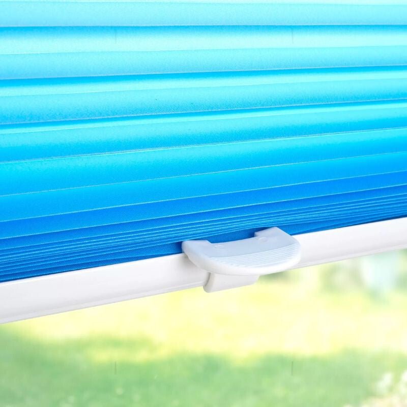 Blux Designer Sötétítő Roló 120 x 130 cm, Kék - Fehér - BShopy6952540691023_2