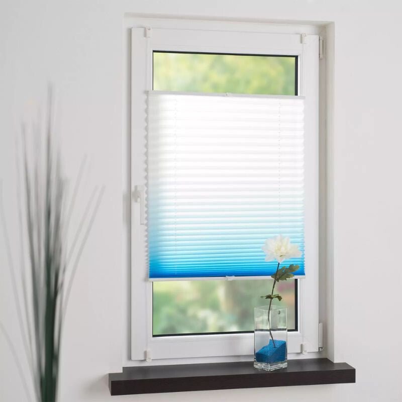 Blux Designer Sötétítő Roló 120 x 130 cm, Kék - Fehér - BShopy6952540691023_4