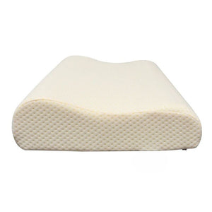 Blux Kényelmes Memóriahabos Párna Mosható Huzattal – 50×30×10/7 cm - Fehér - BShopy