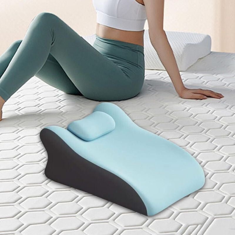 Blux Kényelmes Memóriahabos Pihenőpárna Hason Alváshoz – 42×60×23 cm - Világoskék - BShopy