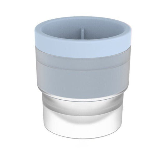 Blux Kreatív Jéggömb Készítő - Kék Szilikon Jégkocka Forma, 4 db Gömb Alakú Jéghez - BShopy