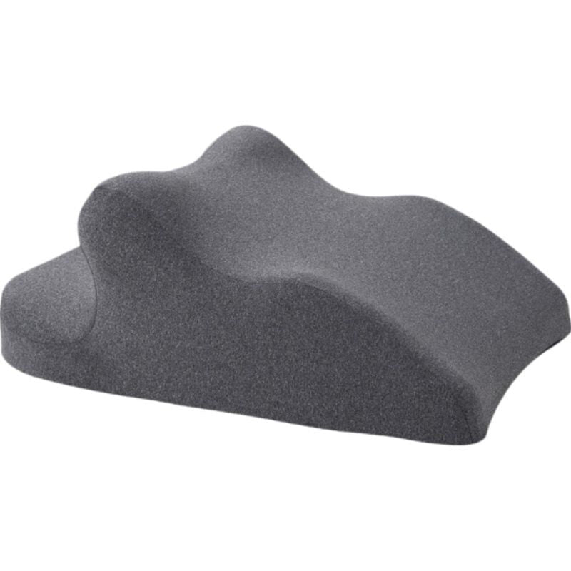 Blux Memóriahabos Multifunkciós Támasztó Párna – Háttámasz, Relax és Hason Fekvő Használatra (65×46×26 cm, Sötétszürke) - BShopy