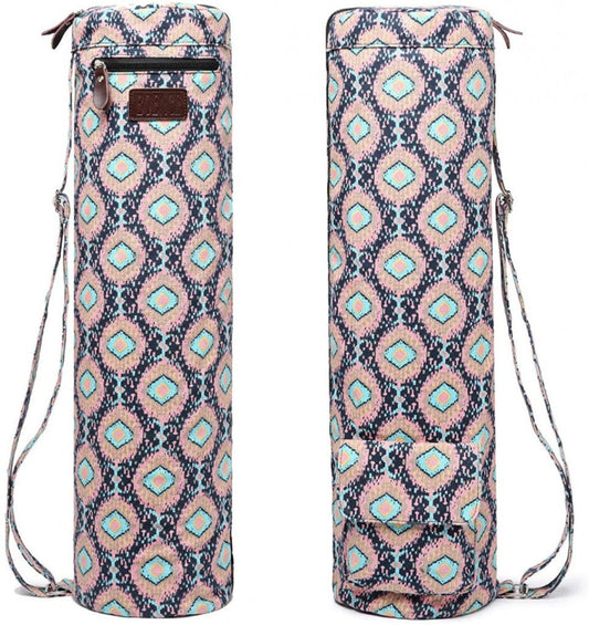 BOENCE Jógaszőnyeg Táska (Rózsaszín Mintás) - BShopy