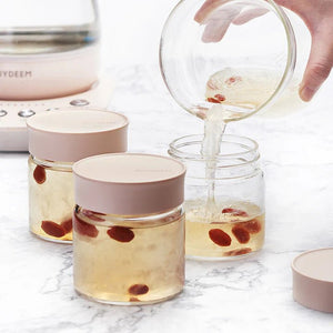Buydeem CS1001 Üveg Fűszertartó Szett – 3 darabos Készlet Légmentesen Záródó Tetővel - BShopy
