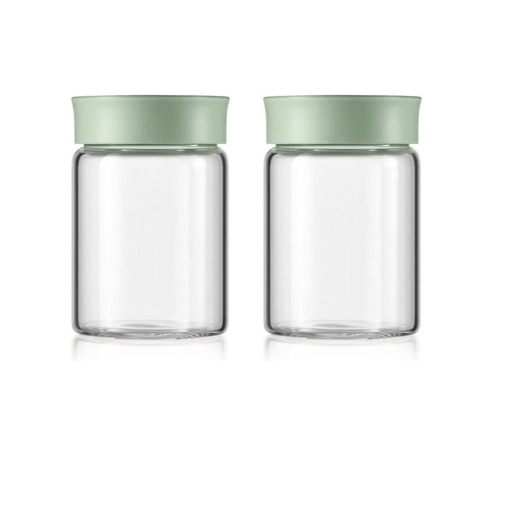 Buydeem CS1002 Szivárgásmentes Üveg Tároló Szett – 2 x 300 ml Fűszertartó és Ételtároló-BShopy
