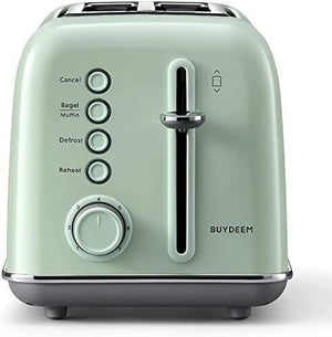Buydeem DT620E 2 Szeletes Kenyérpirító – Extra Széles Nyílások, 7 Pirítási Fokozat, Bagel Funkció - BShopy