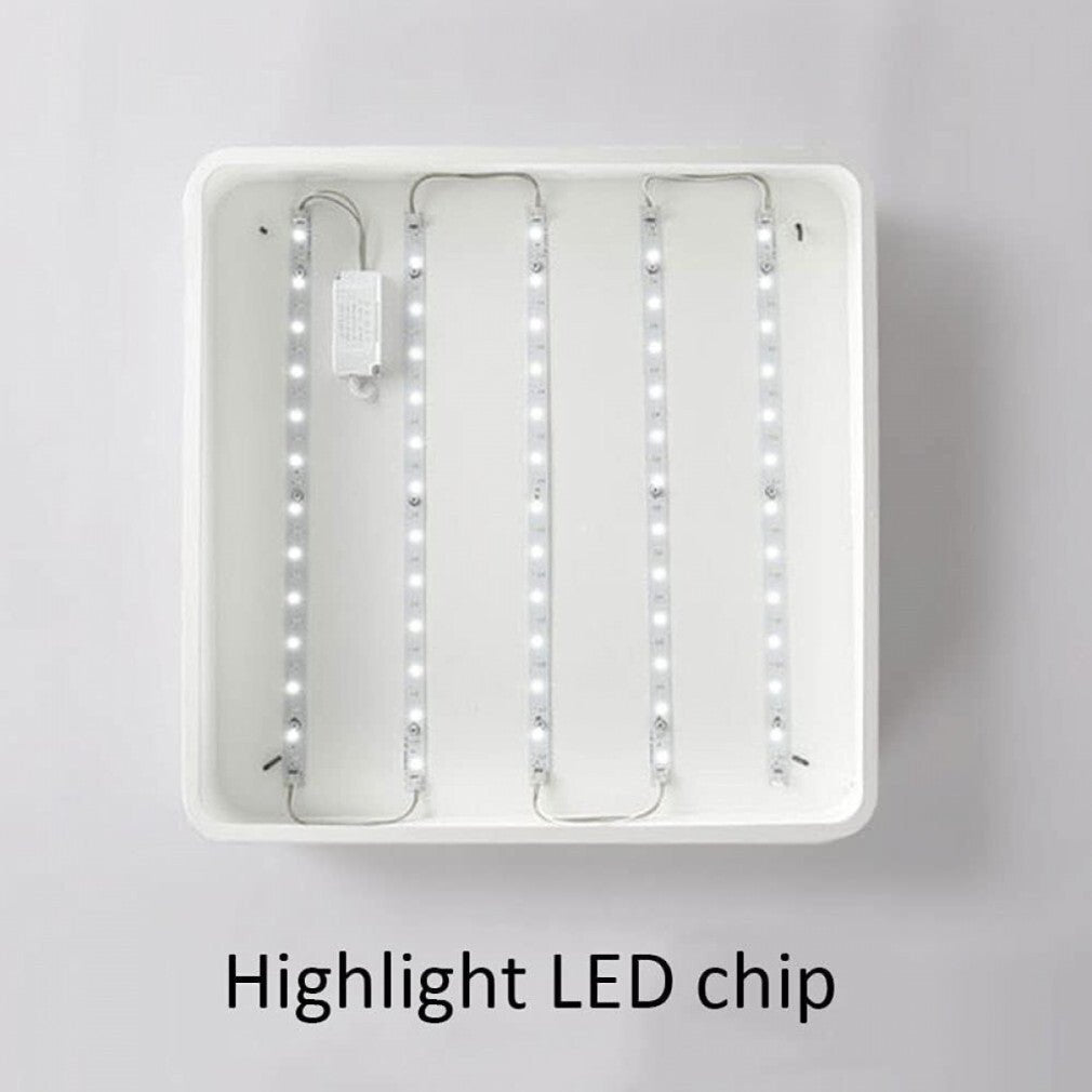 CHENKUI Szögletes Mennyezeti LED Lámpa - Fehér - BShopy
