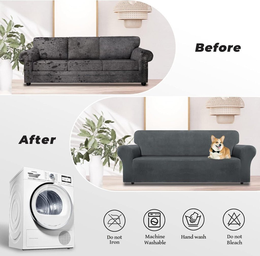 Couchsavers 2 Személyes Kanapéhuzat (sötét szürke) - BShopy