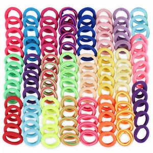 Dadabig 400 db Mini Hajgumi Szett - Puha, Varratmentes, 22 Színben - BShopy