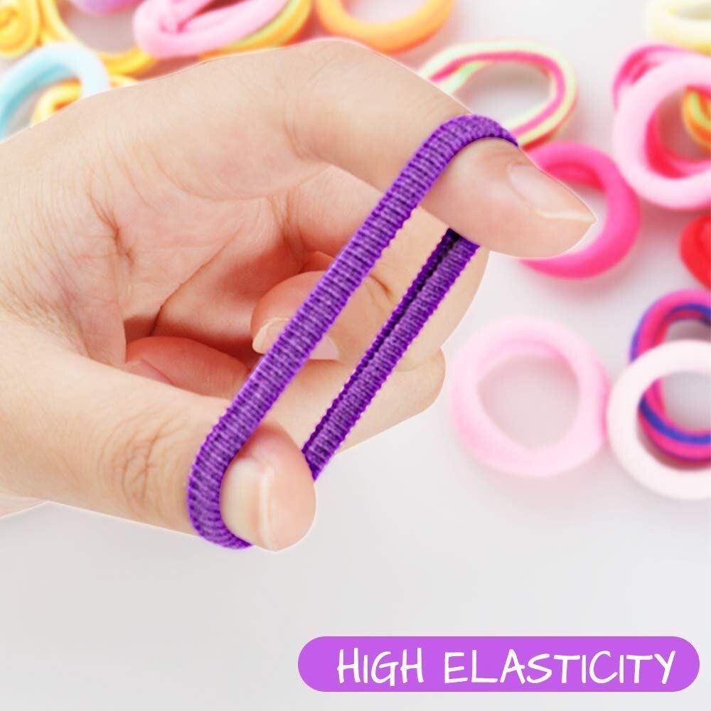 Dadabig 400 db Mini Hajgumi Szett - Puha, Varratmentes, 22 Színben - BShopy