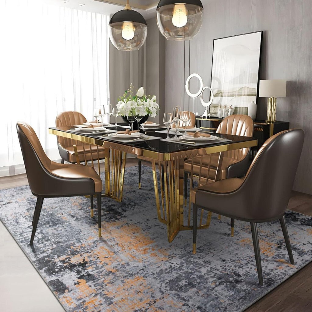 Decomall Szürke Absztrakt Stílusú Beltéri Szőnyeg 80x300cm - BShopy