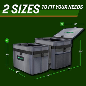 DRIVE Bin™ Prémium Autós Szemetes és Hűtőtáska – 2 az 1 - ben Megoldás - BShopy