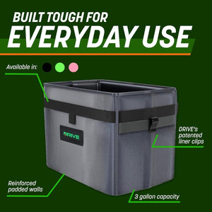DRIVE Bin™ Prémium Autós Szemetes és Hűtőtáska – 2 az 1 - ben Megoldás - BShopy