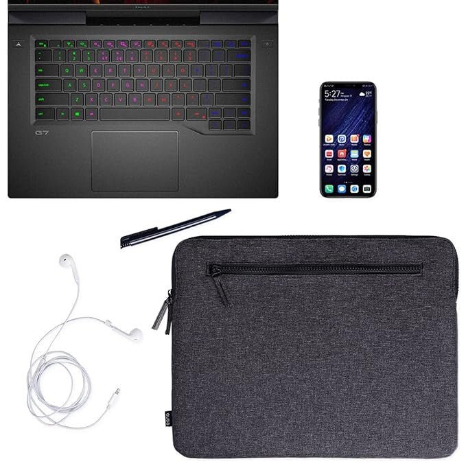 Eono Laptop Táska 14 Hüvelykes Készülékhez - Vízálló, Vékony Sötétszürke Tok - BShopy