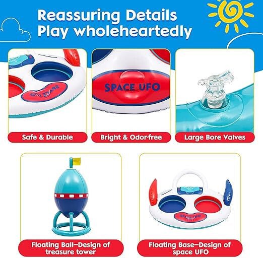 Felfújható UFO Medencejáték - Szórakoztató Nyári Élmény Gyerekeknek - BShopy10130004_1