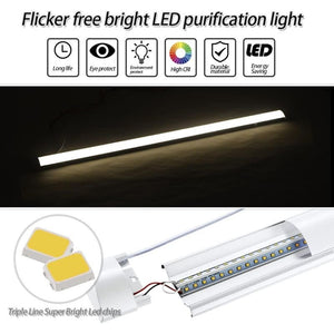 Fénycsöves LED Lámpa Szett - 4 db, 120 cm, 40W Energiatakarékos Világítás - BShopy
