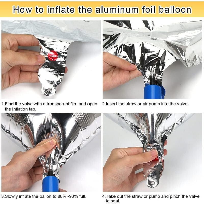 Fóliás Lufi Szív Alakú Ezüst 30db 40x45 Cm - BShopyX0011YYK7L_2