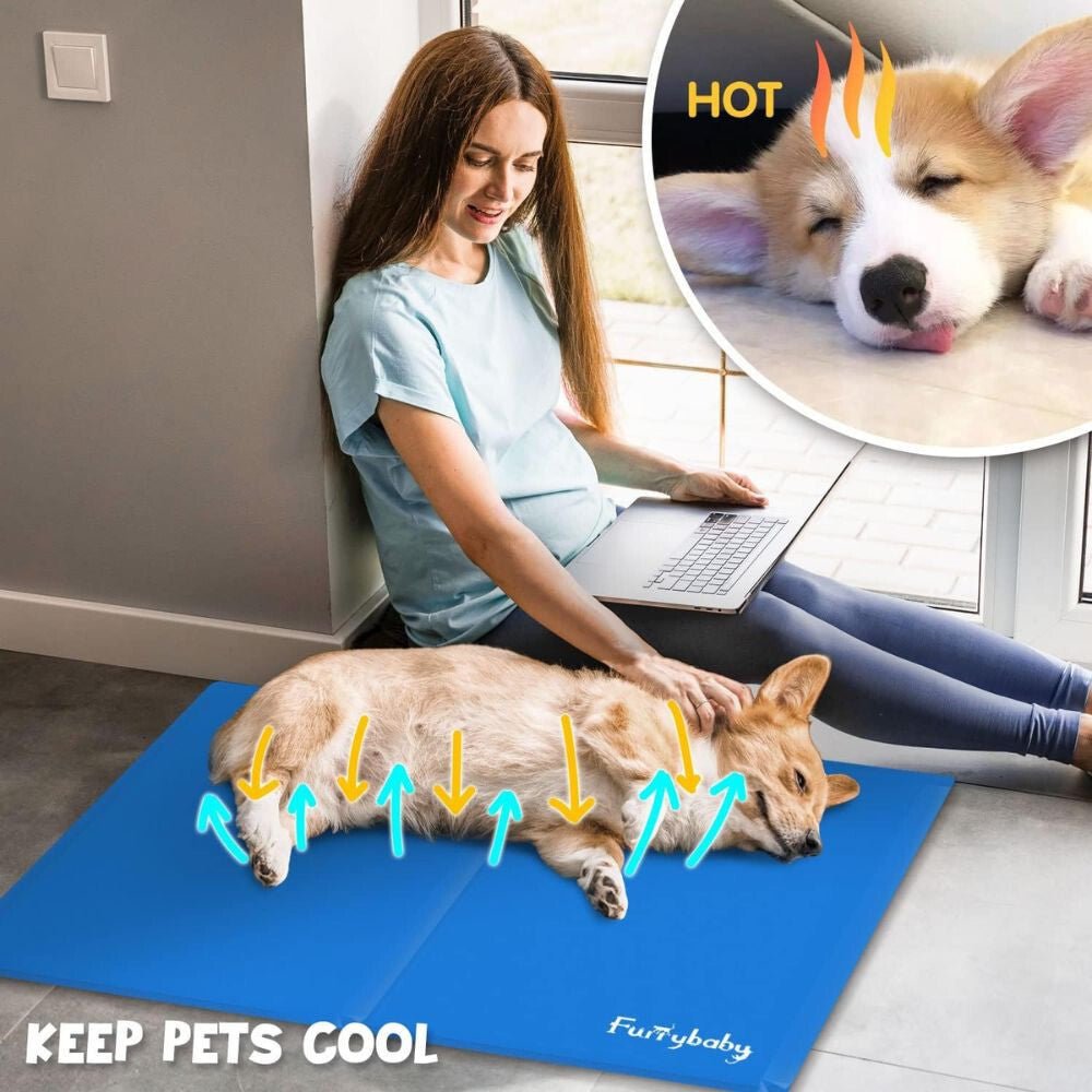 Furrybaby Hűsítő Matrac S - 40×50 cm, Kutyának/Macskának Nyári Meleg Ellen - BShopy