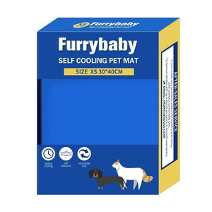 Furrybaby Hűtőmatrac Házikedvenceknek - XS (30×40 cm), Kék, Nyári Hűsítő Ágy Kisállatoknak - BShopy