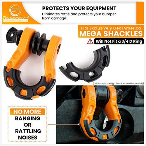 GEAR AMERICA Mega Shackle® Szigetelők (2db) - BShopy