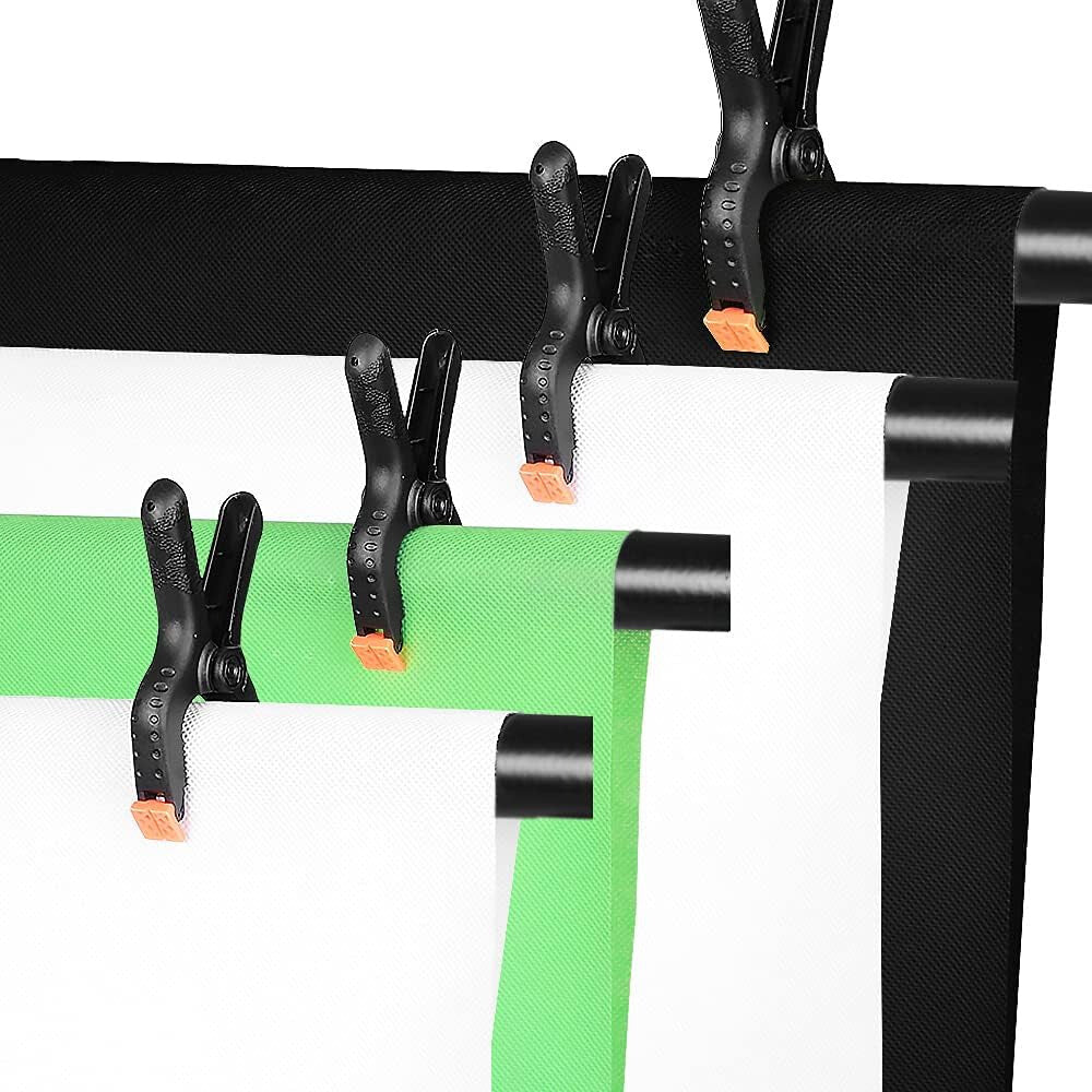 Hakutatz Professzionális Fotóstúdió Szett – Stúdióvilágítással, Háttérrendszerrel, Softboxszal. Állvánnyal és Hordtáskával - BShopy