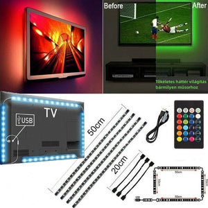 Innolight 4×0,5 m LED Szalag - TV/monitor Háttérvilágítás, Energiatakarékos LED Csík - BShopy