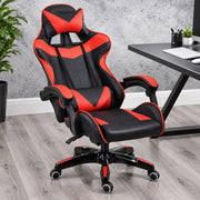 Insma Černo-červená ergonomická herní židle