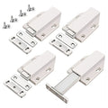 JIAYI Mágneses Nyomásra Nyíló Ajtónyitó Szerkezet, Push - To - Open 4db (Fehér) - BShopy