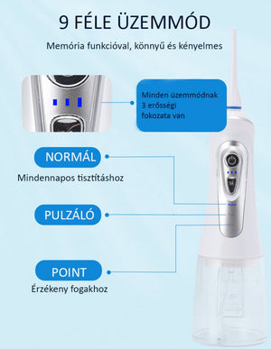 Klatovi Fogtisztító Szájzuhany FL - V29 - Vezeték Nélküli, Állítható Nyomásfokozattal - BShopy