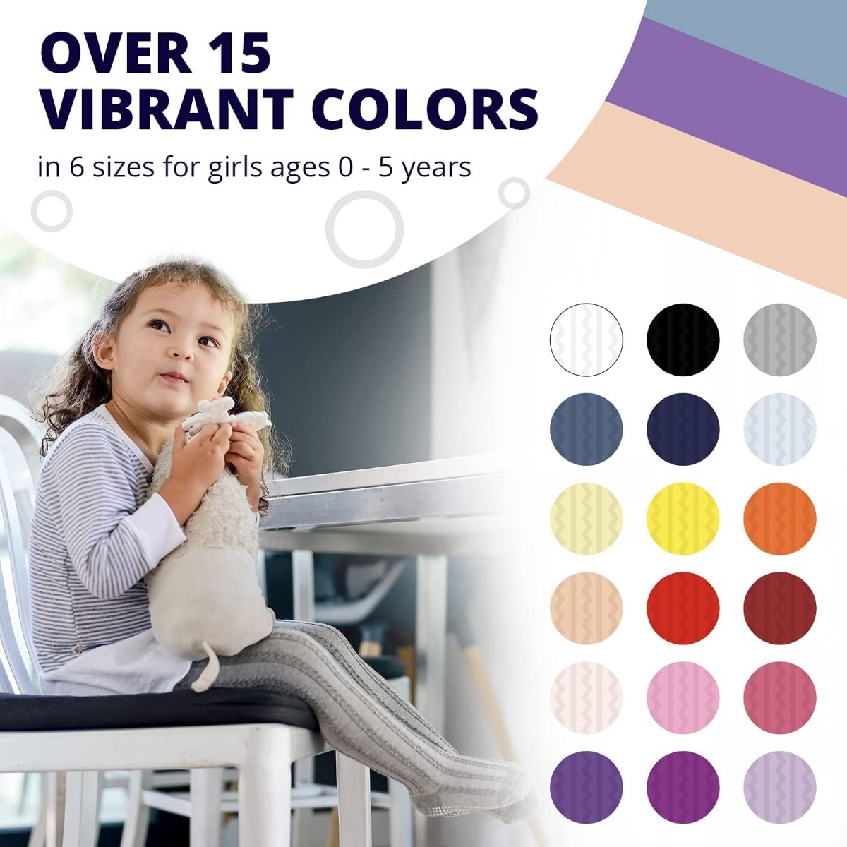 Kötött Mintás Gyerek Harisnya – Puha Pamut Csúszásgátló Harisnyanadrág 2 Pár - BShopy