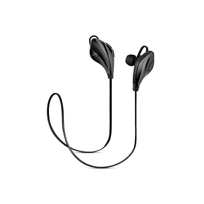 LaunchFort Bluetooth fejhallgatók, sportfülhallgatók, nagy hűségű hangzás (fekete) - BShopy
