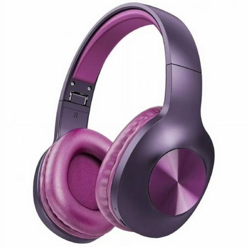 LETSCOM H10 Bluetooth Fejhallgató Over - Ear – Lila, Vezeték Nélküli - BShopy