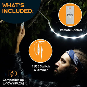 Luminoodle USB LED vezérlő és vezeték nélküli RF távirányító – Univerzális világításvezérlés - BShopy