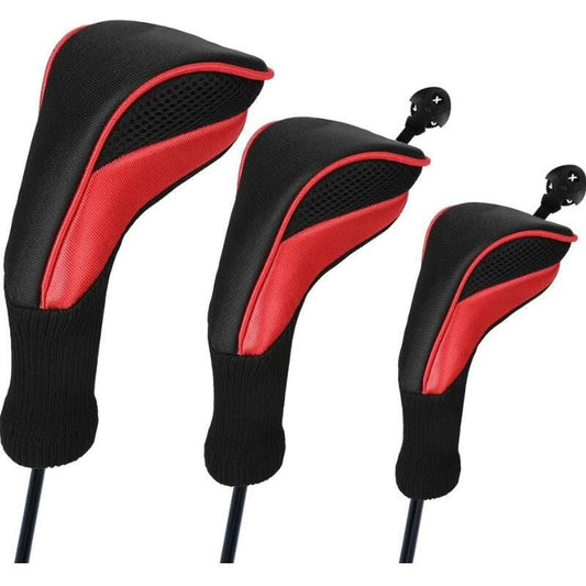 LZGOPE Golfütő Fejvédő Szett 3db (Piros) - BShopyB0CS5HCDJ3_0