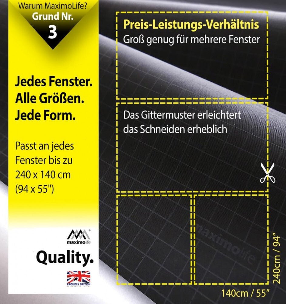 MaximoLife Sötétítő 240x140cm - BShopy