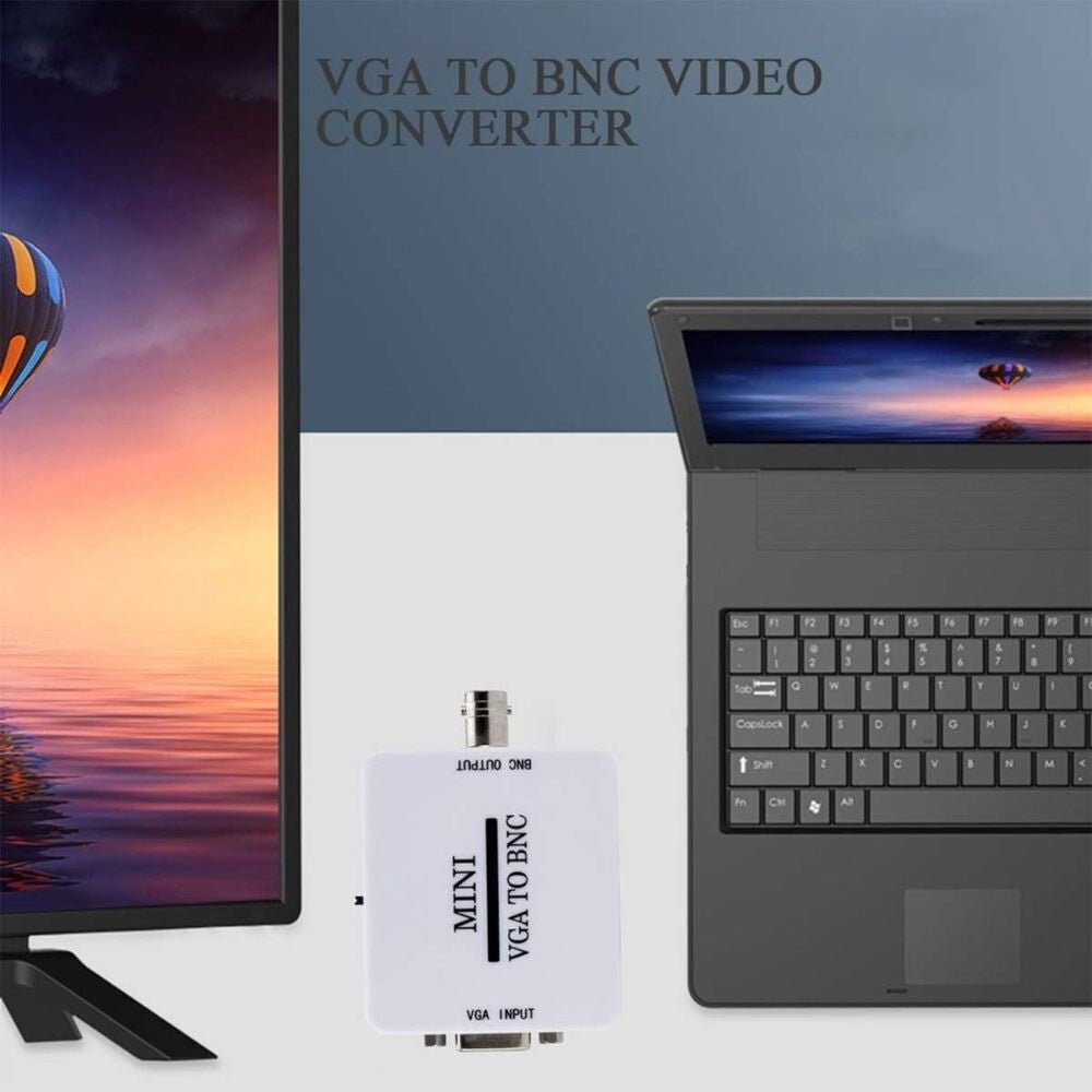 MINTATA2019 Mini VGA/BNC Videókonverter Doboz, Videó Átalakító Adapter - BShopy