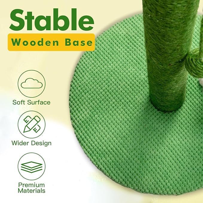 Morapets Kaktusz Alakú Macska Kaparófa - 58 cm Magas - BShopy