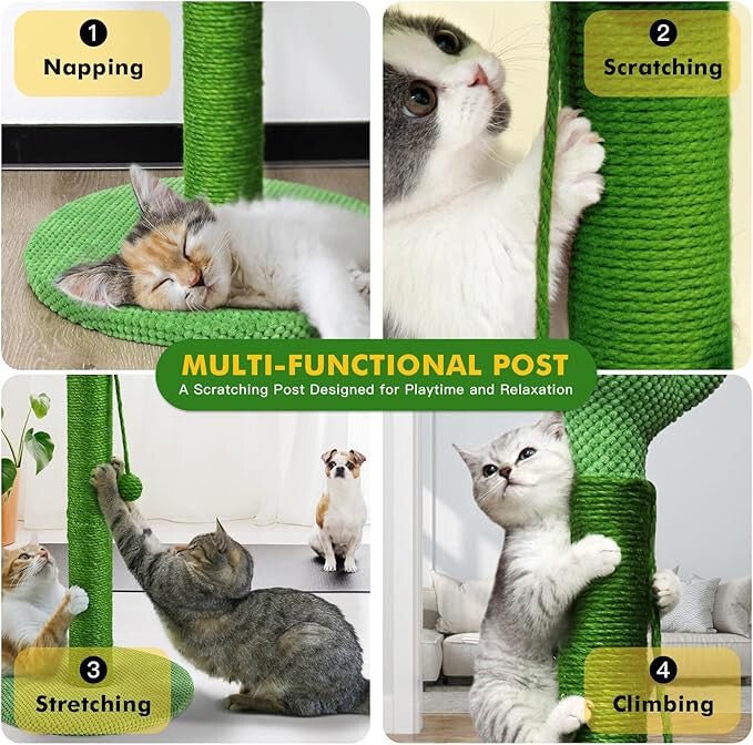 Morapets Kaktusz Alakú Macska Kaparófa - 58 cm Magas - BShopy