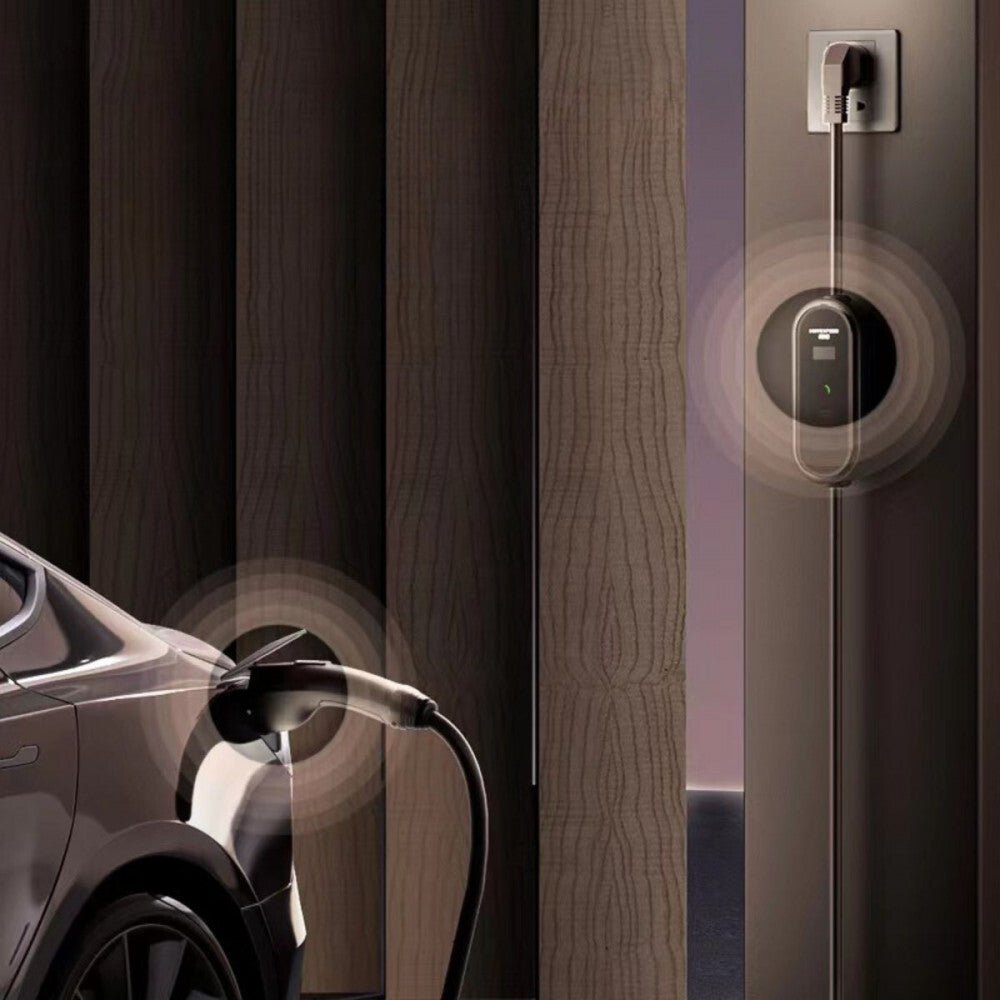 Movespeed Vízálló Okos EV Töltő - 3500 W, Kompatibilis EV/PHEV, Kültéri - BShopy