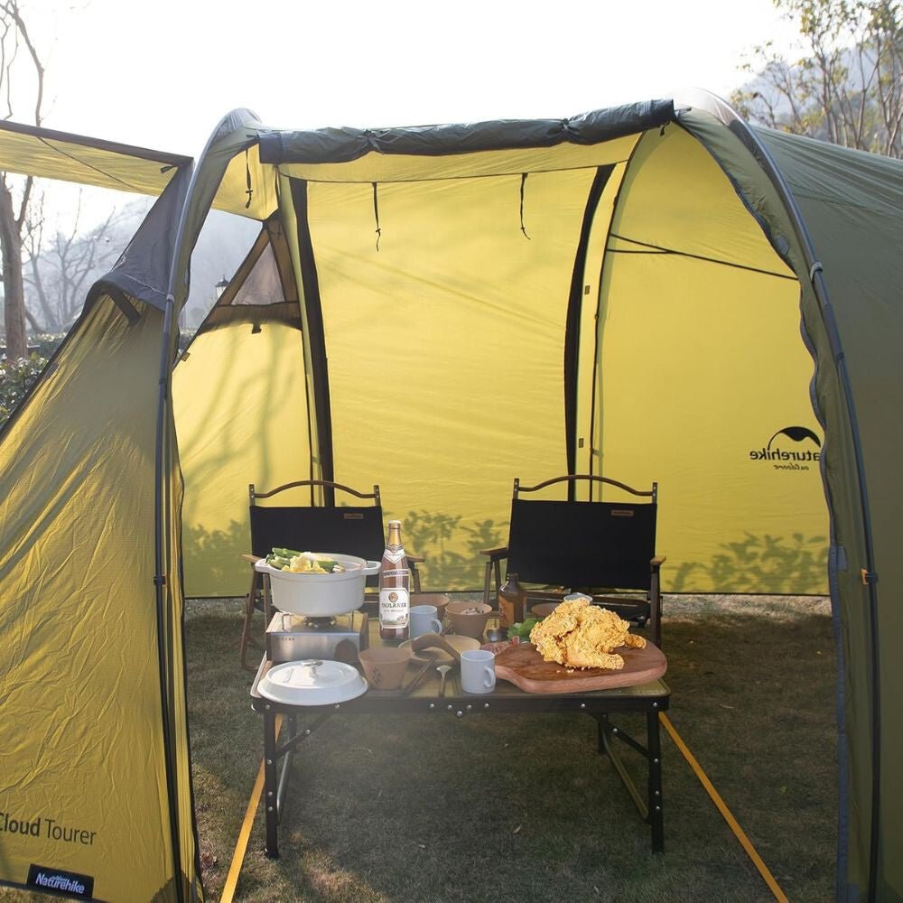 Naturehike Összecsukható Kempingasztal – MDF Asztallappal és Hordtáskával, 53 × 40 cm, Világos Natúr Fa Hatású - BShopy850055797604_5